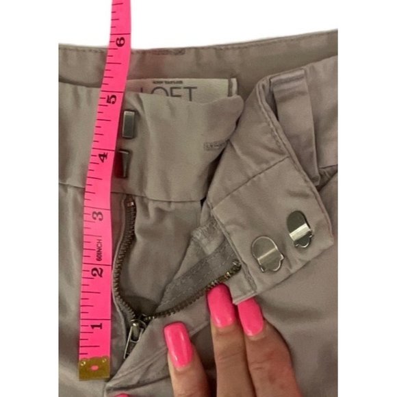 ANN TAYLOR LOFT KHAKI SHORTS WOMENS SIZE 2 - Picture 7 of 8